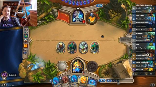 The Wild Ladder: Wild Even Shaman vs Mage - Hearthstone смотреть онлайн