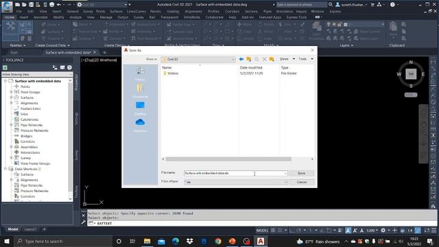 Lesson 03 - Surface Creation in Civil 3D using Embedded Data смотреть онлайн