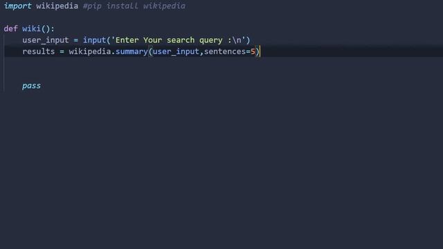 search wikipedia using python смотреть онлайн
