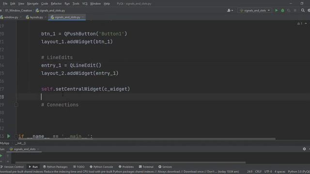 Signals and Slots in PyQt5 смотреть онлайн