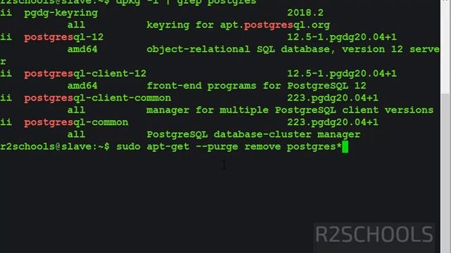 45 PostgreSQL DBA: How to uninstall PostgreSQL from Linux смотреть онлайн