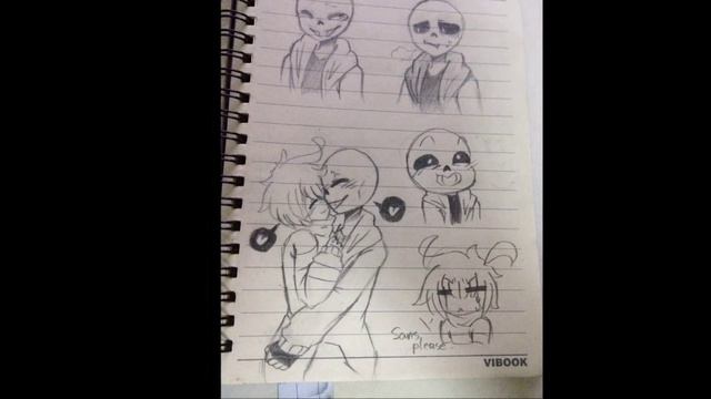 Undertale SansxFrisk Drop it! смотреть онлайн