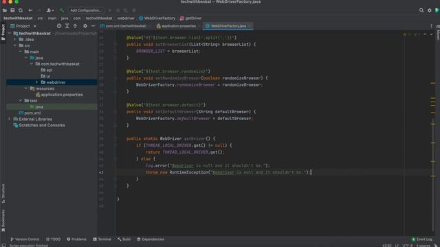 How to build a Test Automation framework from scratch? | Spring Boot, Selenium 4, Cucumber 7. смотреть онлайн