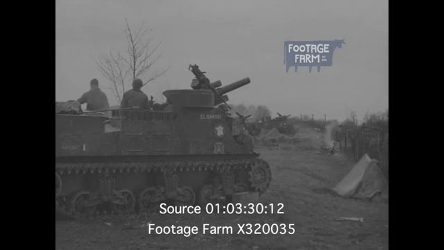 SHELLING GERMANY ACROSS THE RHINE (2K footage) X320035 | Footage Farm Ltd смотреть онлайн