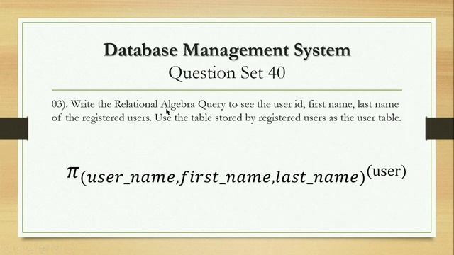 Database Questions Session Task No 40 | 1st Year | Semester 01 | Java Institute смотреть онлайн