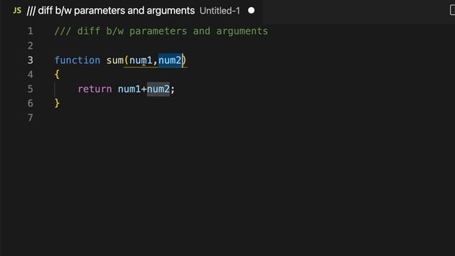 Arguments vs Parameters javascript смотреть онлайн