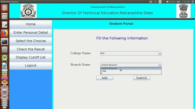 College Admission System | Java Swing | MySQL | JDBC. смотреть онлайн