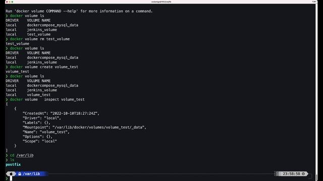 Docker volumes : Save data beyond container's life смотреть онлайн