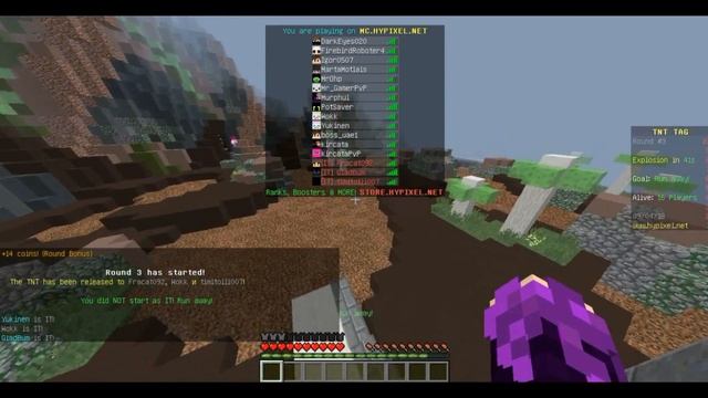 Minecraft TNT TAG - МИНИ ИГРЫ НА ХАЙПИКСЕЛЕ смотреть онлайн