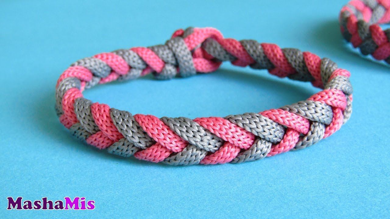 Браслет из шнуров своими руками смотреть онлайн