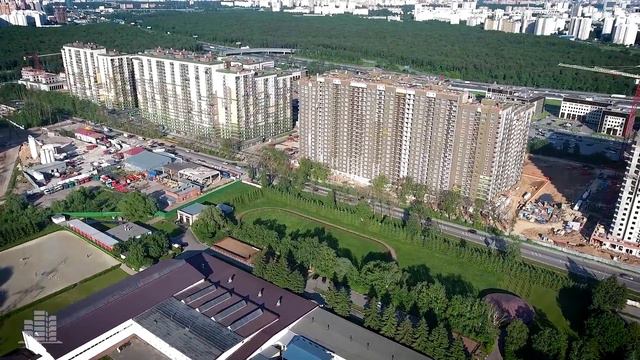 ЖК «Новое Тушино» (аэросъемка: 30.05.2016) смотреть онлайн
