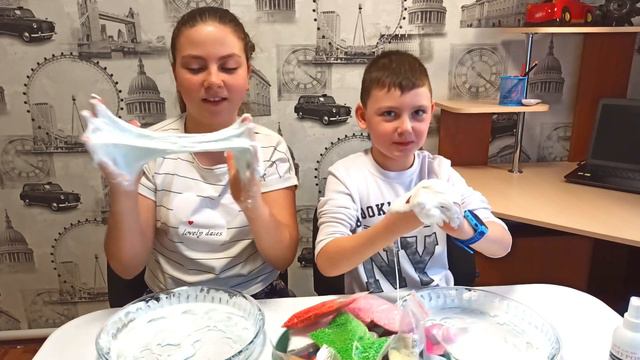 СЛАЙМ ЧЕЛЛЕНДЖ ФЛАФФИ СЛАЙМ БЕЗ КЛЕЯ vs ФЛАФФИ СЛАЙМ С КЛЕЕМ / ЛИЗУНЫ БЕЗ ТЕТРАБОРАТА НАТРИЯ смотреть онлайн
