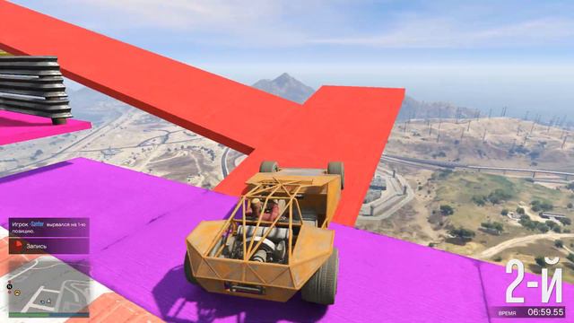 КАК ЭТО МОЖНО ПРОЕХАТЬ ВДВОЕМ И НЕ УПАСТЬ! СЛОЖНОВАТЫЙ ПАРНЫЙ СКИЛЛ ТЕСТ В GTA ONLINE смотреть онлайн