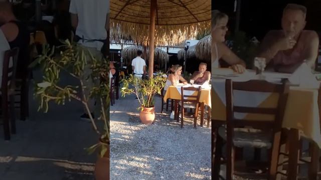 6 августа 2018 г Греция,Крит,пляж Св.Марина,ужин на берегу моря смотреть онлайн