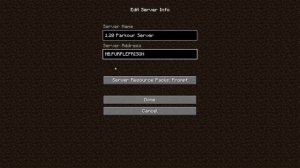 Minecraft 1.20 Parkour Server IP Address