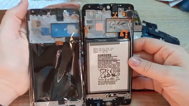 Не женская работа / Замена экрана на Samsung a10 / Короткий шлейф смотреть онлайн