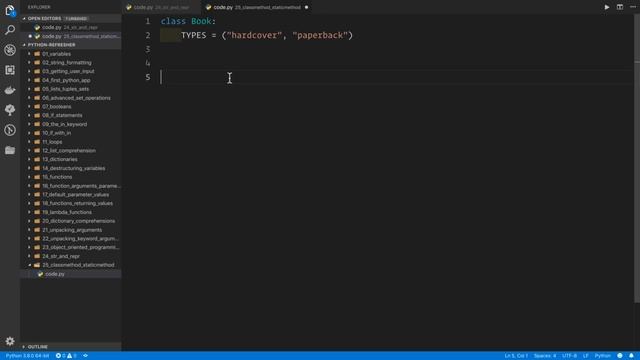 video23 24 Class methods and static methods смотреть онлайн
