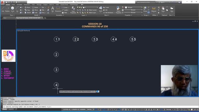 Easy AutoCAD Solutions Session 18 Commands 90 of 250 смотреть онлайн