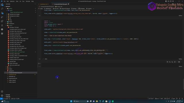 Mastering AudioFileClip in MoviePy | Working with Audio Files in Video Editing Telugu lo | #python смотреть онлайн