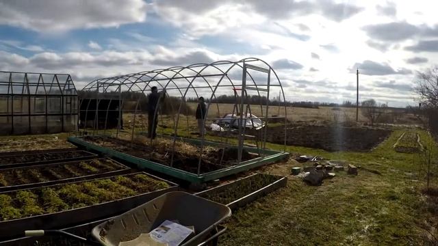 монтаж теплицы смотреть онлайн