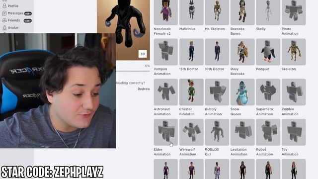 MAKING XENOMORPH A ROBLOX ACCOUNT