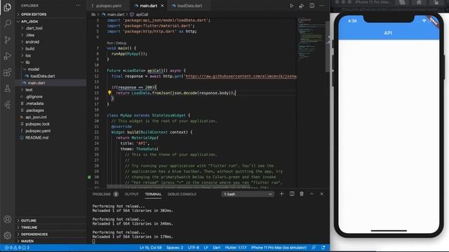 Flutter JSON API Kullanımı смотреть онлайн
