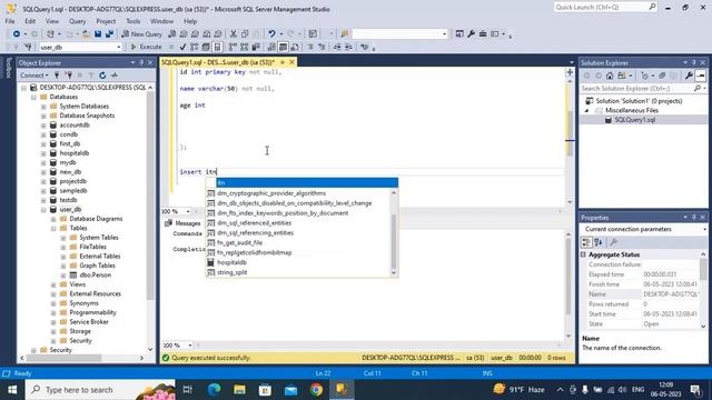 How to Create a table Using SQL Server Management Studio 2019 смотреть онлайн