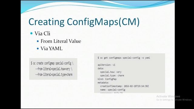 Config map and secrets in Kubernetes / Openshift смотреть онлайн
