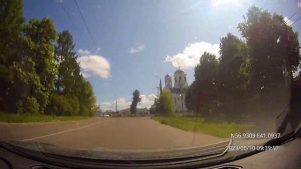 Driving in Ivanovo region: Иваново - Кохма - Шуя 10/06/2023 (timelapse 4x)