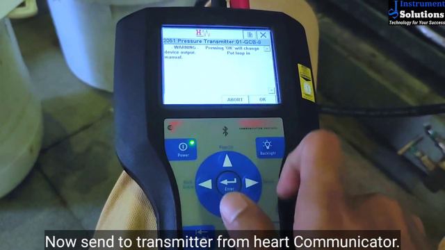 Range & Units Change From Hart Communicator | Loop Test From Hart Communicator.