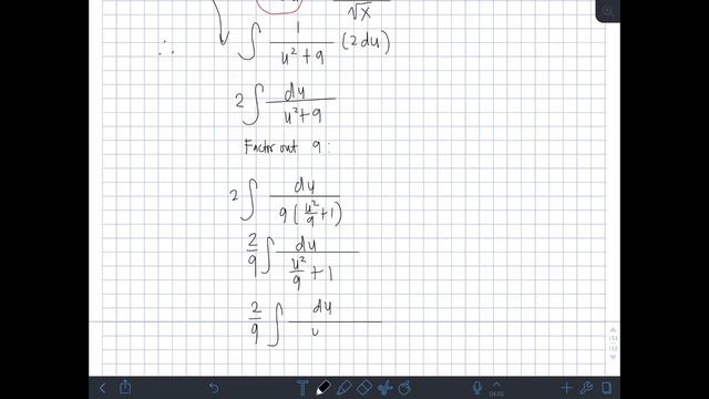 Integral Practice #61: integral of (1/(sqrt(x)(x + 9)))dx смотреть онлайн