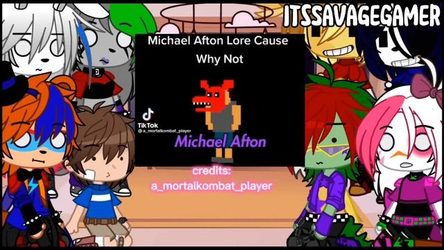 Security Breach Reacts to The Afton Family || Gacha Club || FNAF смотреть онлайн