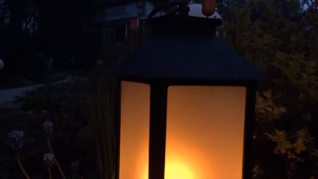 Фонарик КЕССЕЛ, чёрный, имитация пламени, 19 тёплых белых LED, 14х28 см, таймер, KAEMINGK 482536