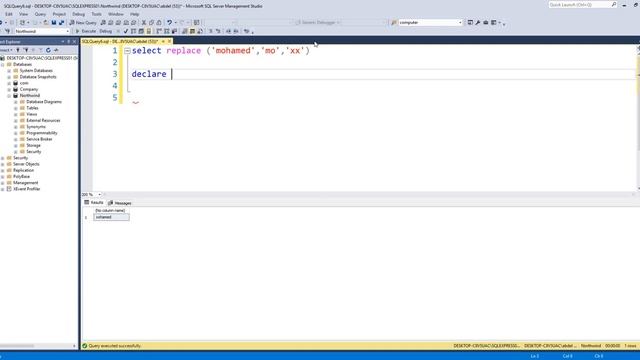30- String Function Replace() in SQL Server смотреть онлайн