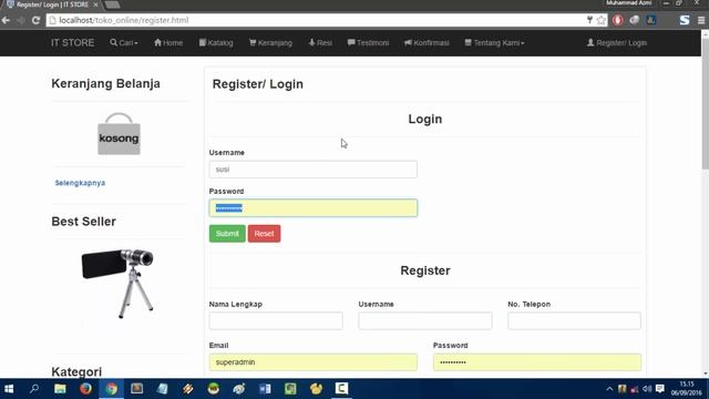 [NEW] Preview Perancangan Website Toko Online Responsive Berbasis PHP, MySqli, dan Bootstrap смотреть онлайн