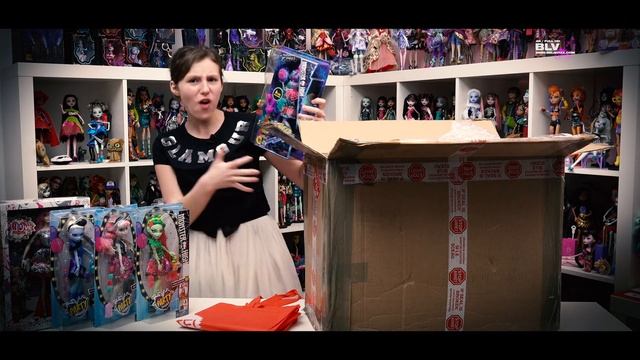 ♡ УПОРОТЫЕ и КРИВЫЕ новые куклы Монстер Хай посылка из Америки Monster High dolls смотреть онлайн