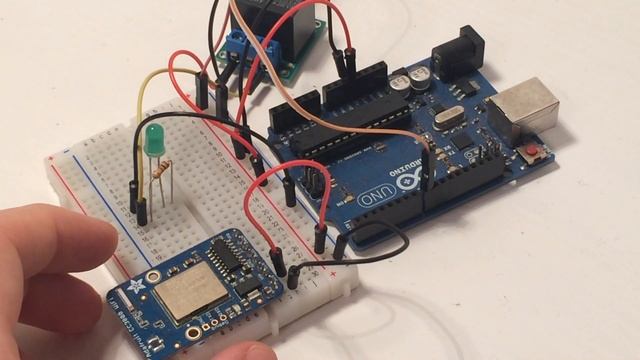 Wireless Relay Control with Arduino & the CC3000 WiFi chip смотреть онлайн