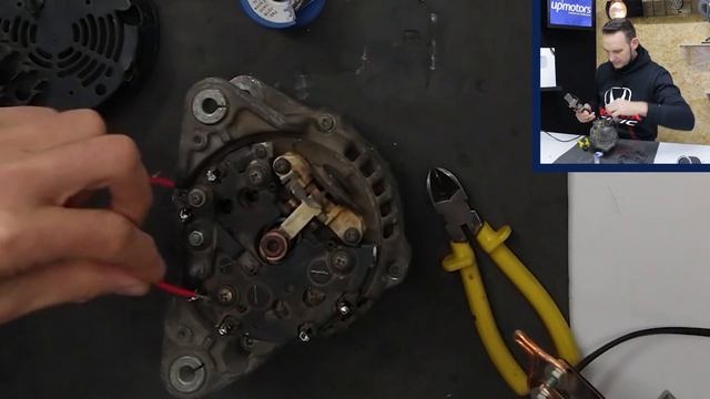 Ligando o FIO DO CONTAGIRO RPM do motor Diesel dentro do ALTERNADOR ; UPMOTORS смотреть онлайн