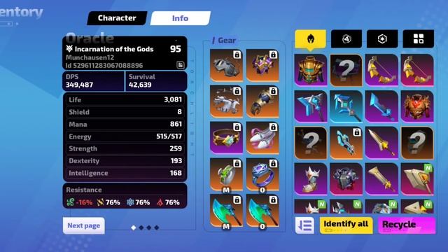 Torchlight Infinity S3: Oracle Thea incarnation of the Gods 200+ billion (Flame slash 600b+ dps) смотреть онлайн
