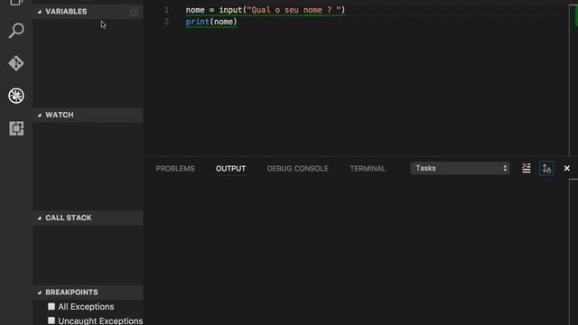 Python + VSCode: Resolvendo problema de input смотреть онлайн