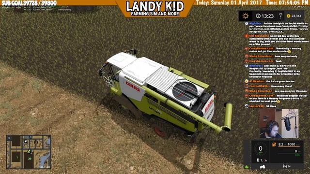 Live stream Archive 1/04/17 | Farming Simulator 17 [PC] | NEW MAP American Outback | Live | смотреть онлайн
