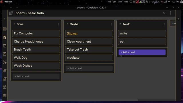 Obsidian - How To Create Visual Boards Easily - Kanban Boards Plugin смотреть онлайн