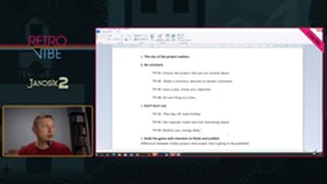 How to finish your game - Janosik 2 - Retrovibe - Live Dev смотреть онлайн
