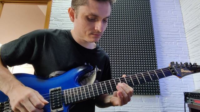 Не стандартное обырывание аккорда До мажор в импровизации на гитаре для начинающих Fm гармонический смотреть онлайн