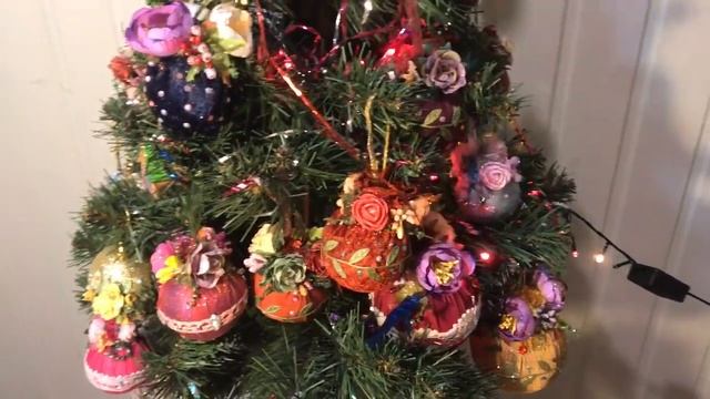 Ёлочные шары в стиле шебби-шик смотреть онлайн