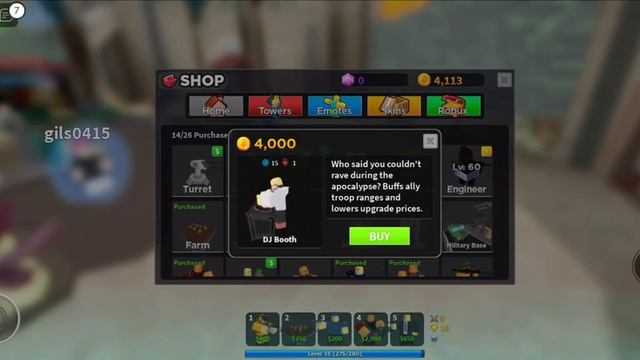 Bought dj booth Roblox tds смотреть онлайн