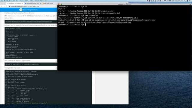 Apache Hive on Amazon EMR Part 2 смотреть онлайн