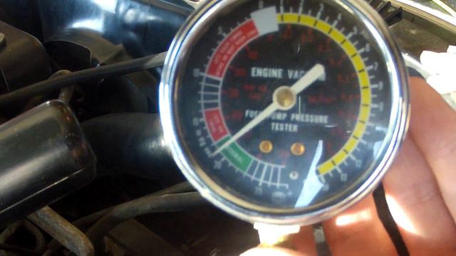 Checking The Vacuum On A 1997 Subaru Legacy Outback With A Dead Cylinder.