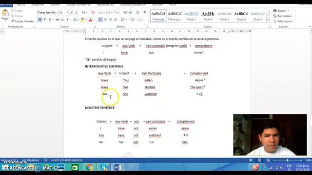 LESSON PLAN PAST PARTICIPLE смотреть онлайн