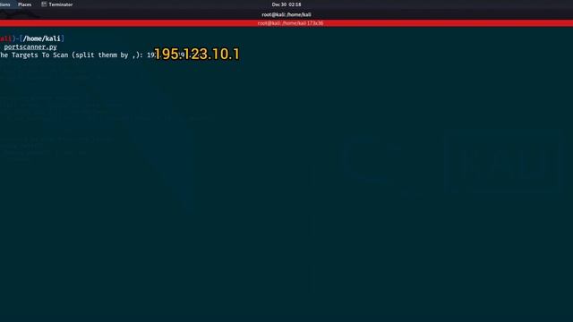python based port-scanner смотреть онлайн